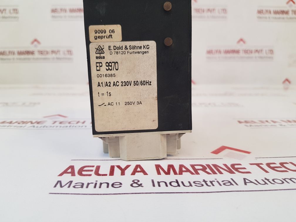 E.Dold & Sohne Ep 9970 Clamping Cover Ac230V ,5060Hz