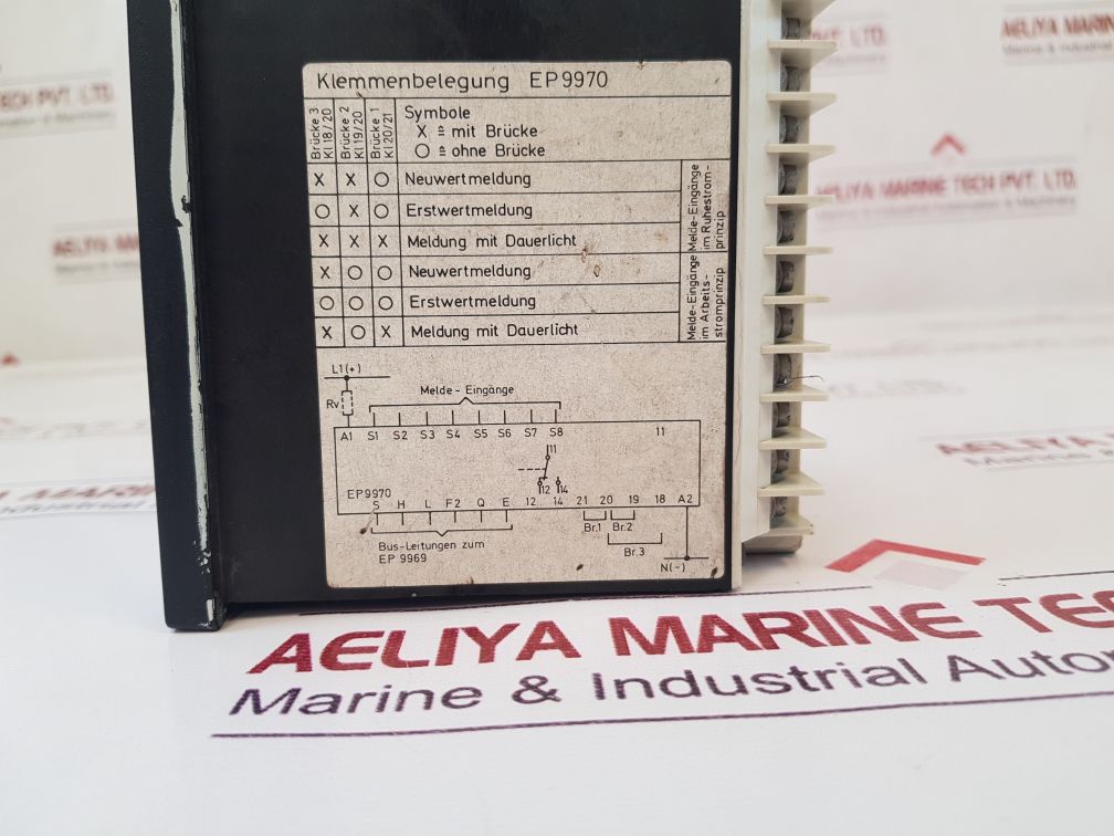 E.Dold & Sohne Ep 9970 Clamping Cover Ac230V ,5060Hz