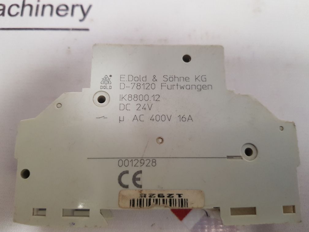 E.Dold & Sohne Ik8800 Relay 0012928
