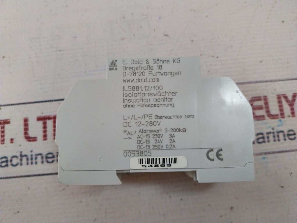 E.Dold & Sohne Il5881.12/100 Insulation Monitor