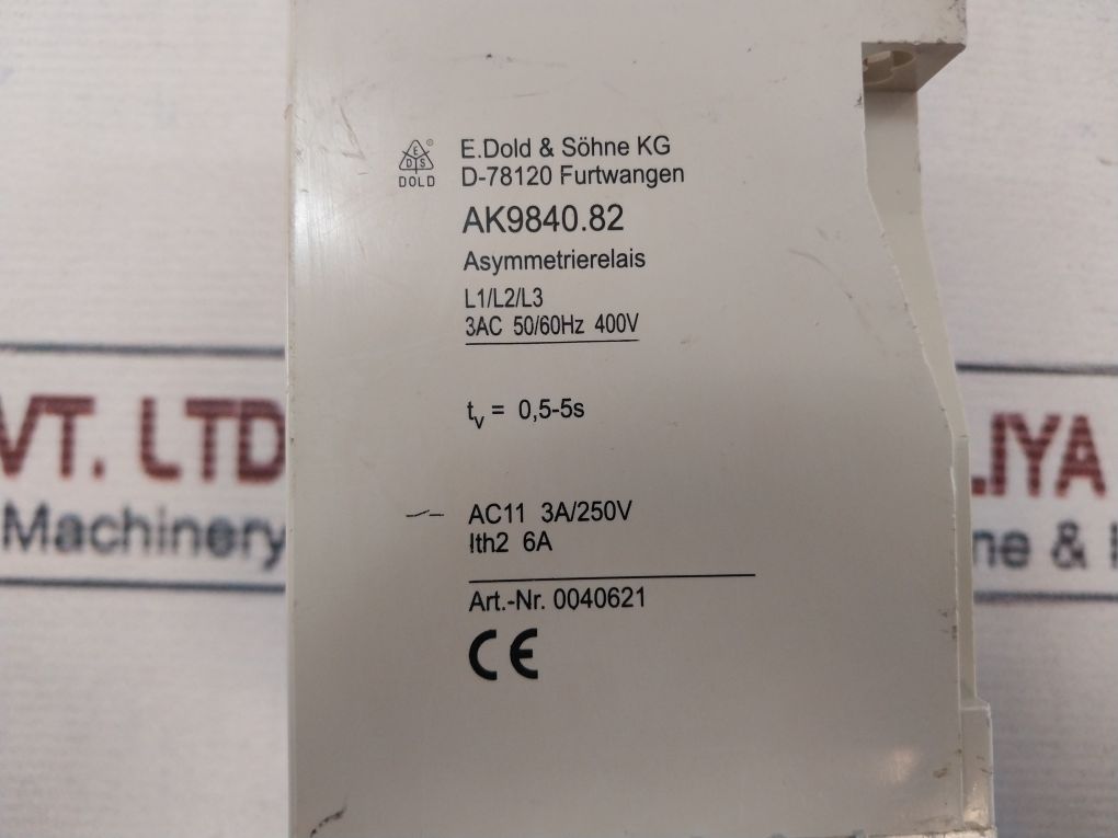 E.Dold & Sohne Kg Ak9840.82 Asymmetry Relay