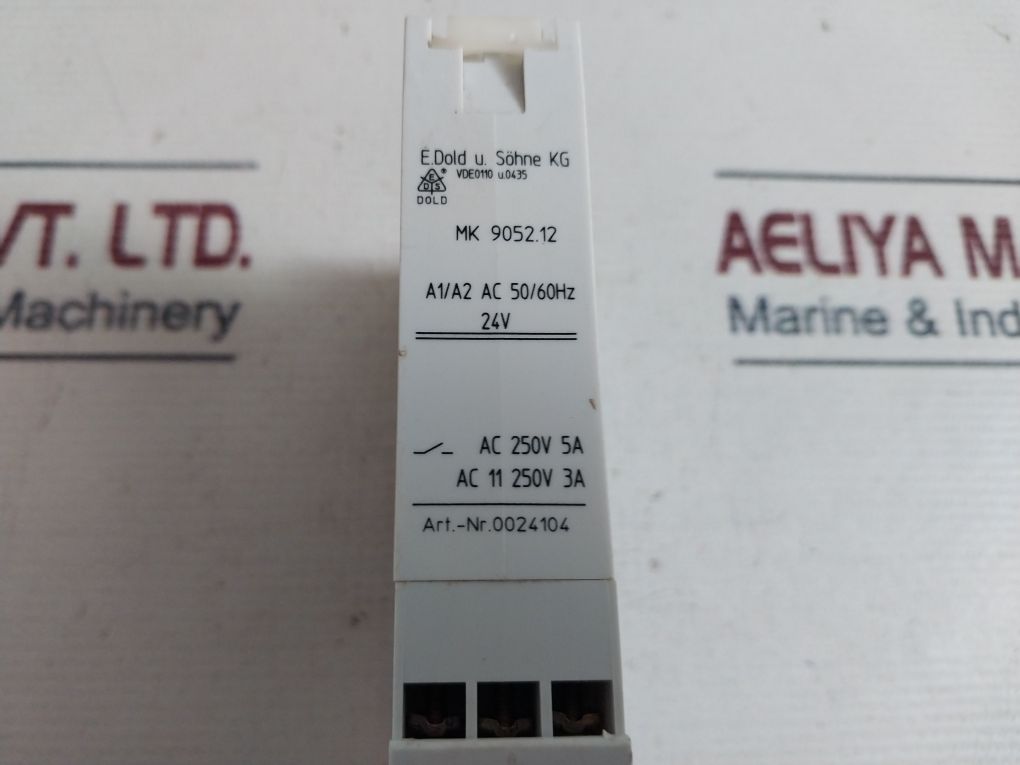 E.Dold U. Sohne Mk 9052.12 Motor Protection Relay 0024104