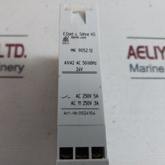 E.Dold U. Sohne Mk 9052.12 Motor Protection Relay 0024104