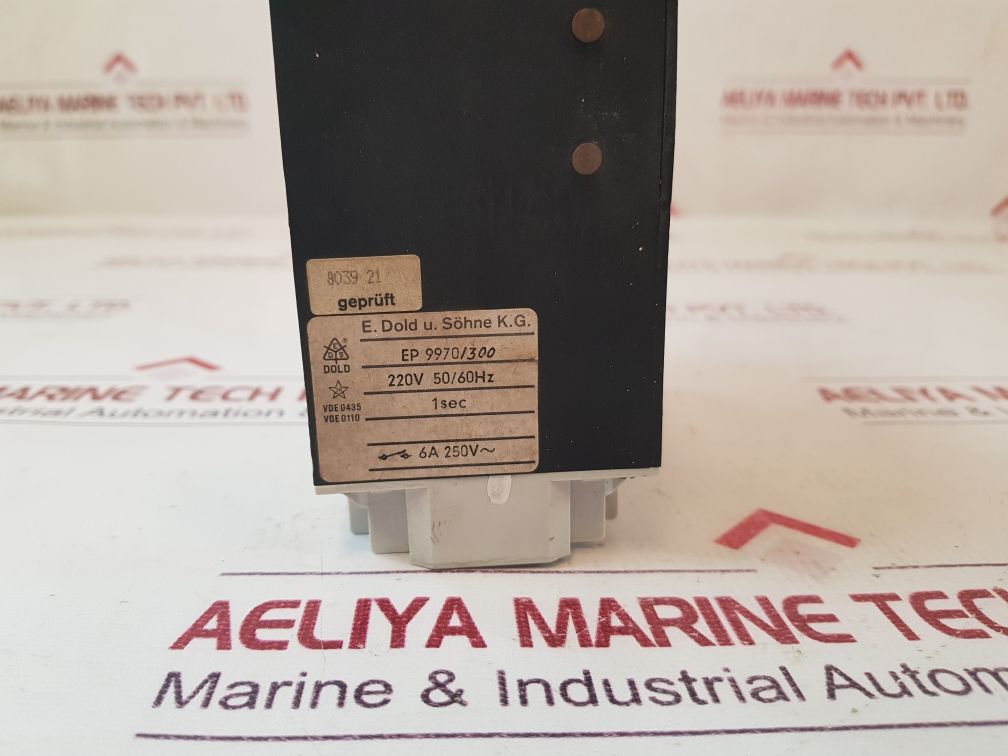 E.Dold U.Sohne Ep 9970 Clamping Cover Ep 9970/300 220V 50/60Hz