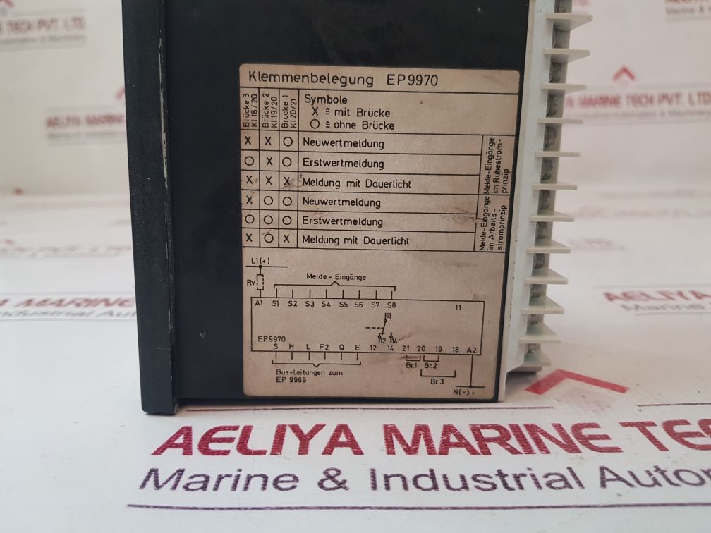 E.Dold U.Sohne Ep 9970 Clamping Cover Ep 9970/300 220V 50/60Hz