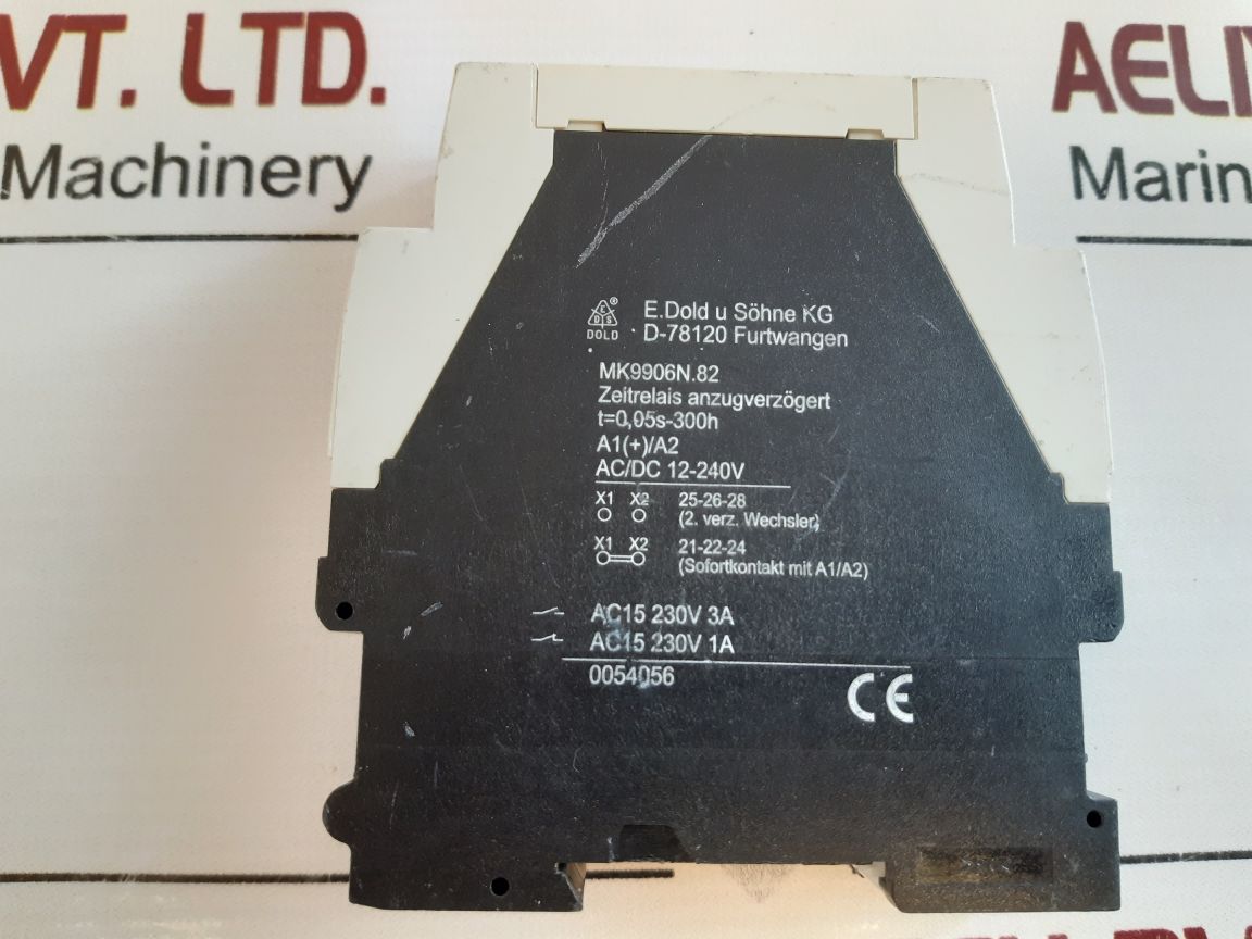 E.Dold U Sohne Mk9906N.82 Time Delay Relay