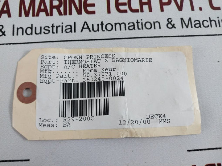 E.G.O. 50.17021.000 Thermostat