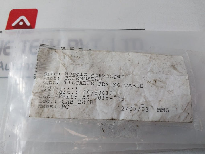 E.G.O. 55.13662.020 Thermostat