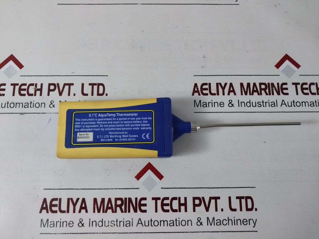 E.T.I. 0.1°C Aquatemp Waterproof Thermometer