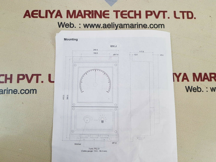 Deif brw 2 wing indicator 332432 