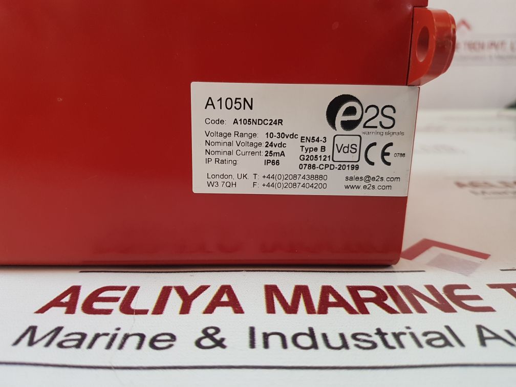 E2S Warning Signals A105N Alert Alarm Sound A105Ndc24R