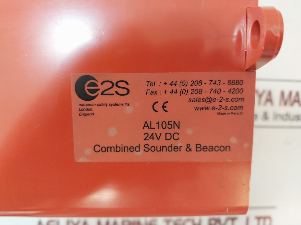 E2S Al105N Alarm Horn Sounder & Xenon Strobe Beacon