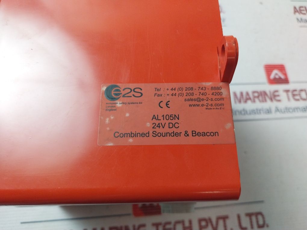 E2S Al105N Combined Sounder & Beacon 24V Dc