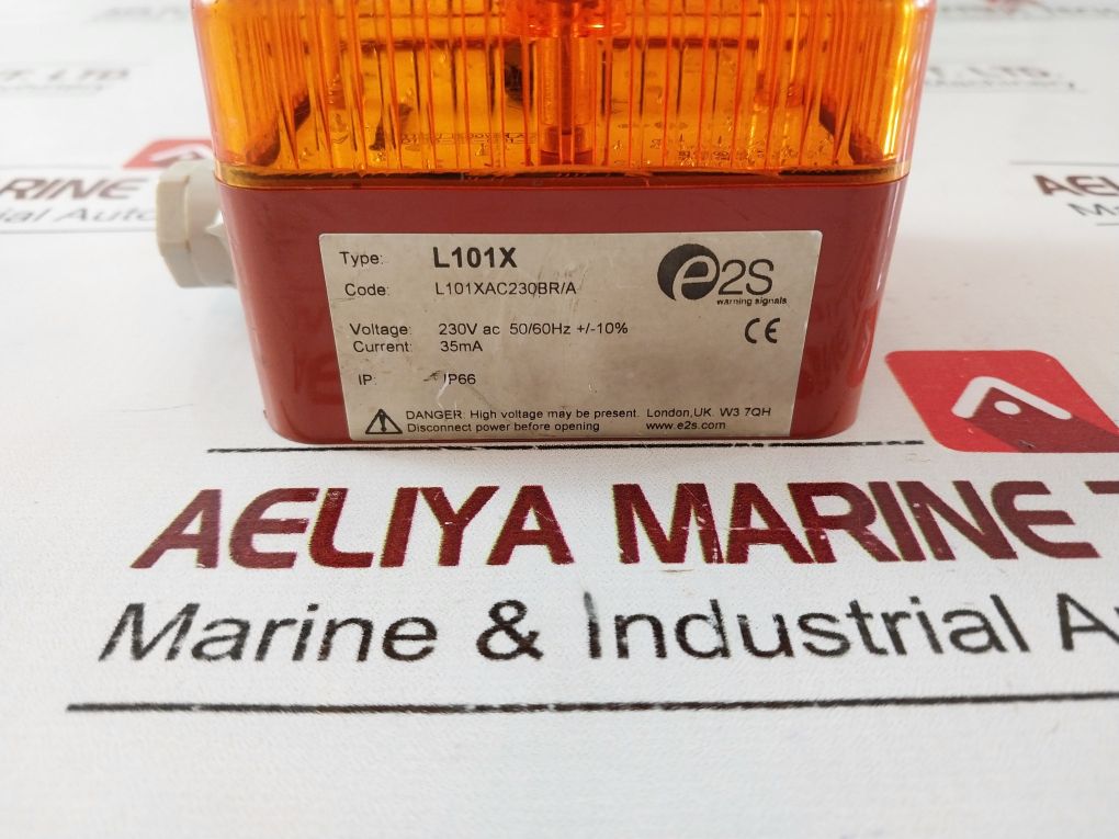 E2S L101X Flashing Beacon Light L101Xac230Br/A
