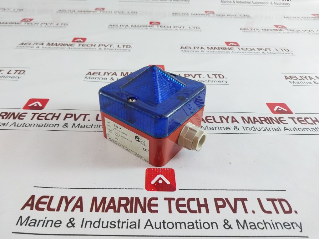 E2S L101X Flashing Beacon Blue Light L101Xac230Br/B 230Vac