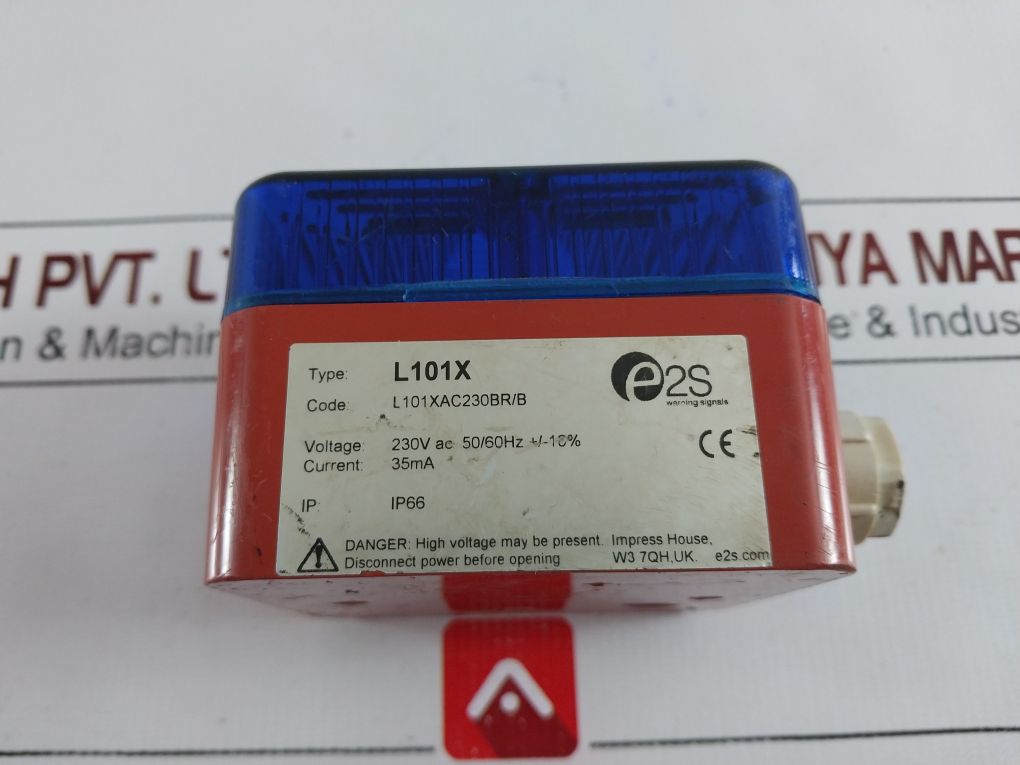 E2S L101X Flashing Beacon Blue Light L101Xac230Br/B 230Vac