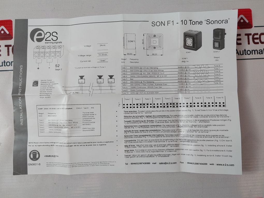 E2S Sonf1