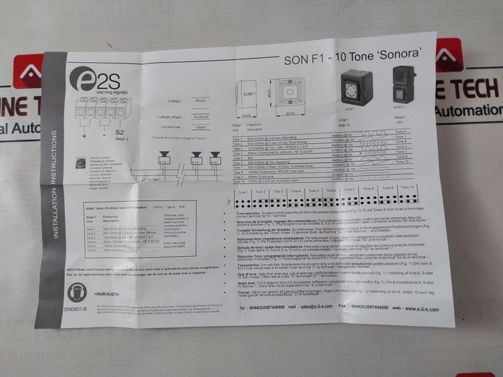 E2S Sonf1Dc24W