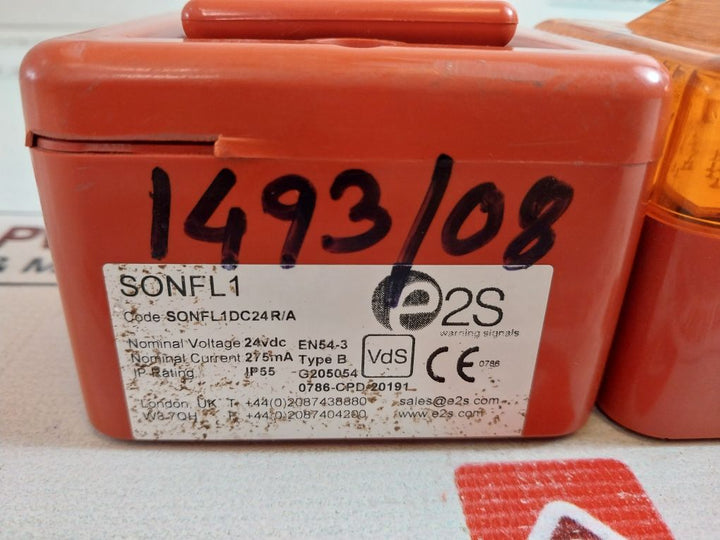 E2S Sonfl1 Alarm Horn & Xenon Strobe Beacon