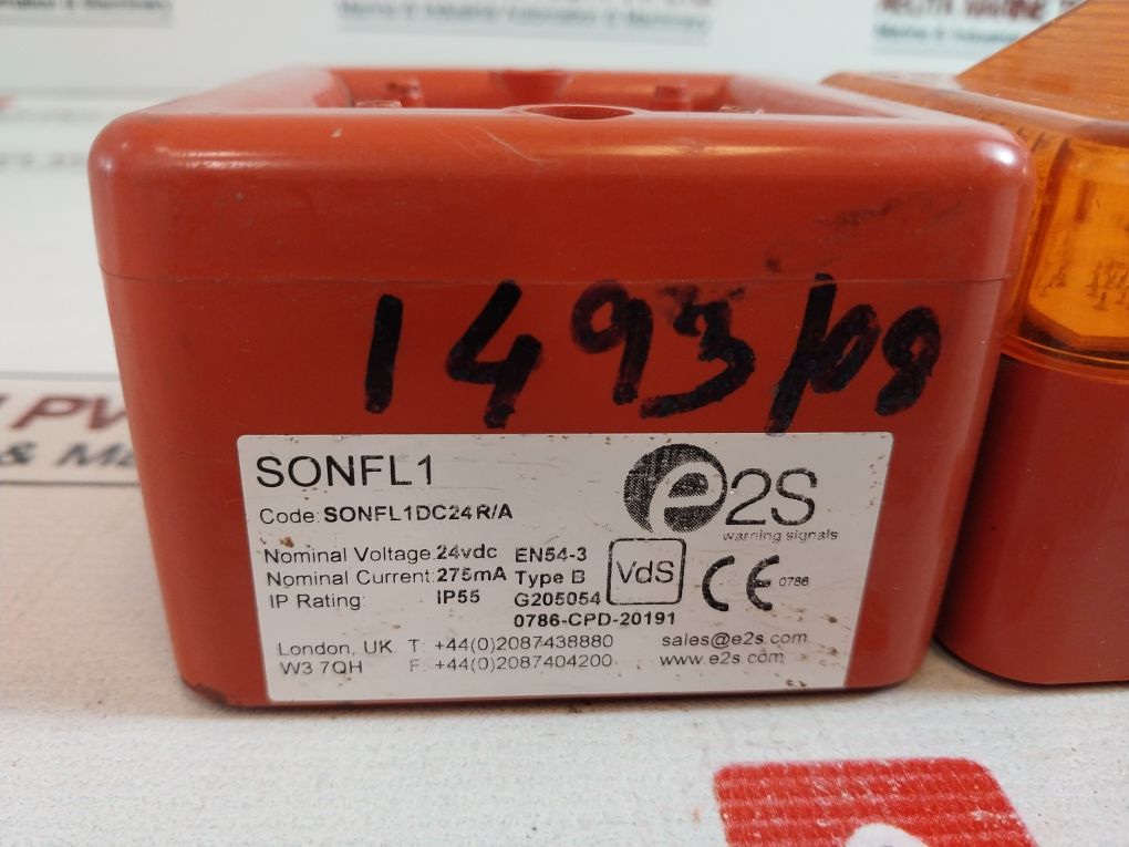 E2S Sonfl1 Alarm Horn & Xenon Strobe Beacon Ip55