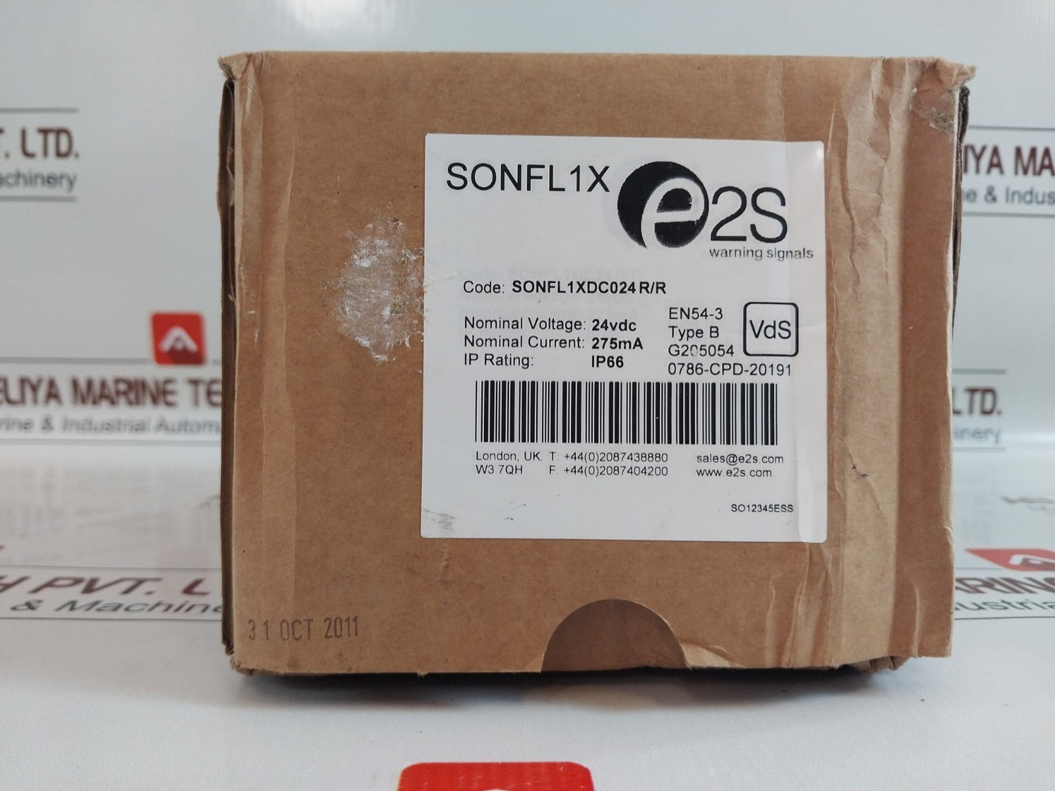 E2S Sonfl1X Combined Sounder Beacon And Flashlight Sonfl1Xdc024R/R