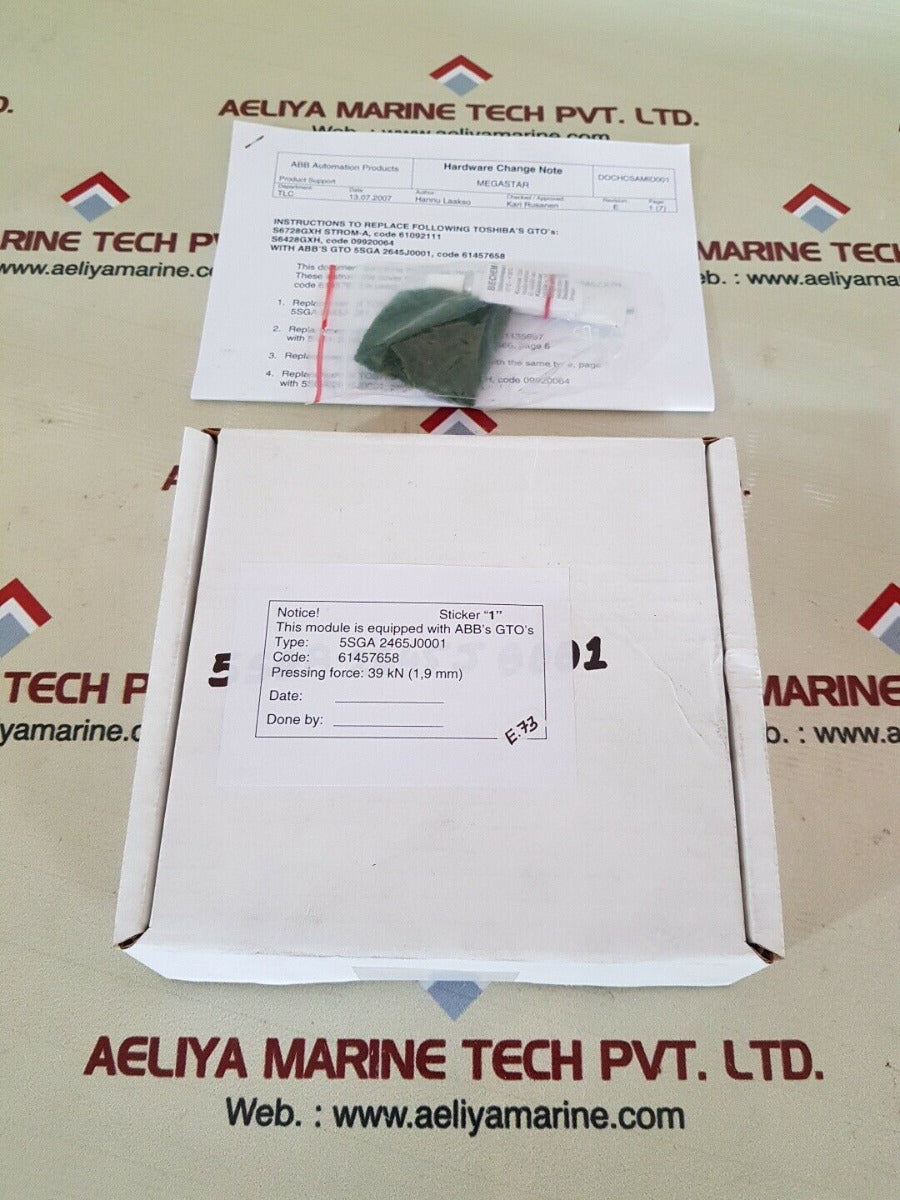 Abb 5sga 2465j0001 thyristor