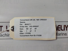 Ea 1.4408 Filter Valve