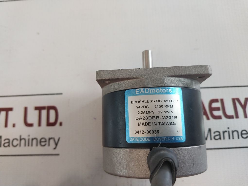 Eadmotors Da23Dbb-m201B Brushless Dc Motor 24Vdc 2150 Rpm