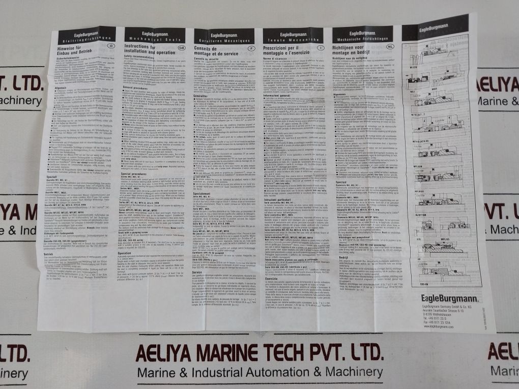 Eagle Burgmann Mg1S20/42-z Mechanical Seal Set