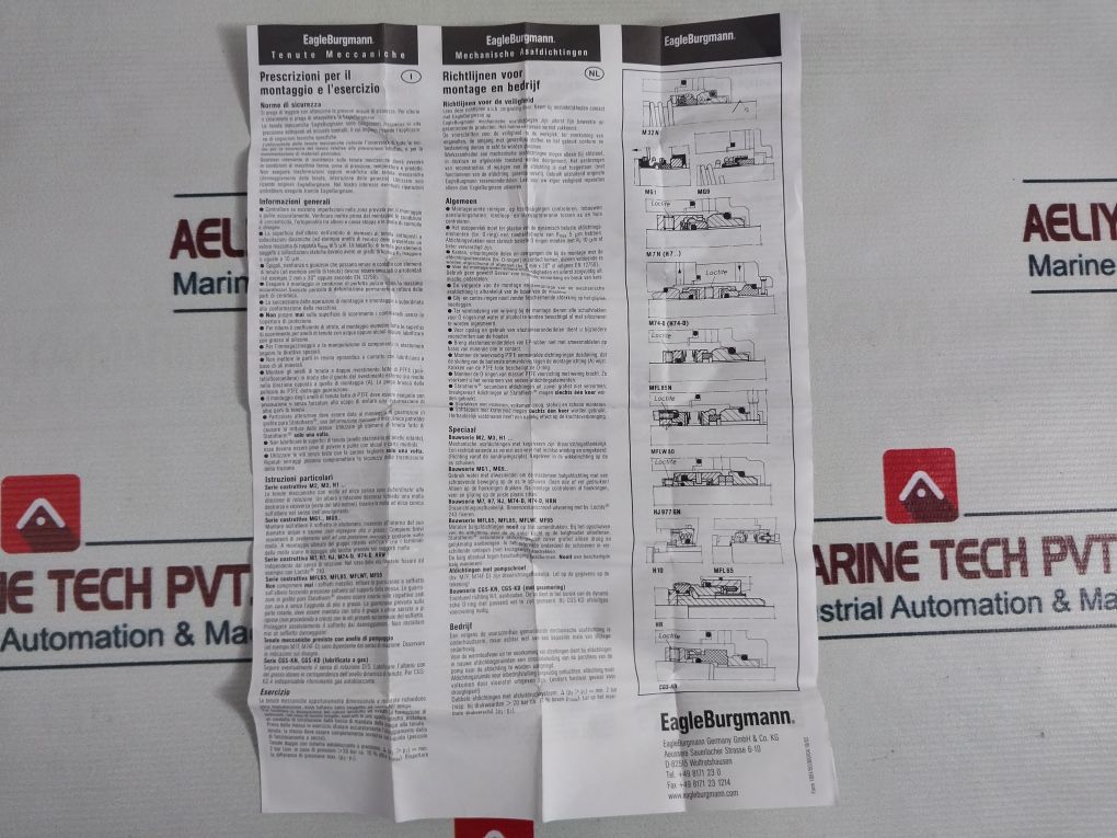 Eagleburgmann Mg1/40-g87 Mechanical Shaft Seals
