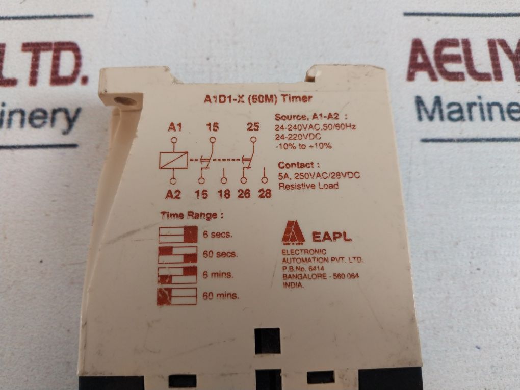 Eapl A1D1-x (60M) Delay On Timer