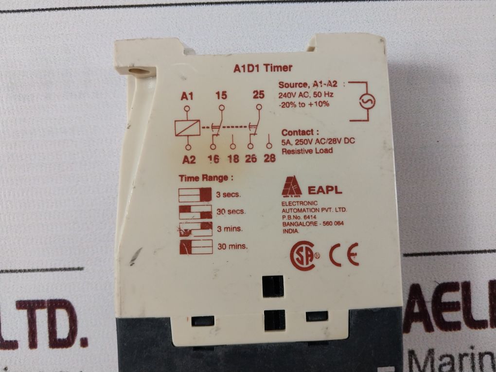 Eapl A1D1 Delay Timer Ea A1D 
