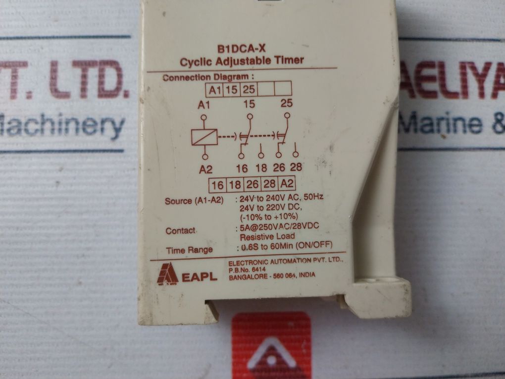 Eapl B1Dca-x Cyclic Adjustable Timer 0.6S - 60Min