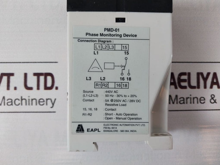 Eapl Pmd-01 Phase Monitoring Device