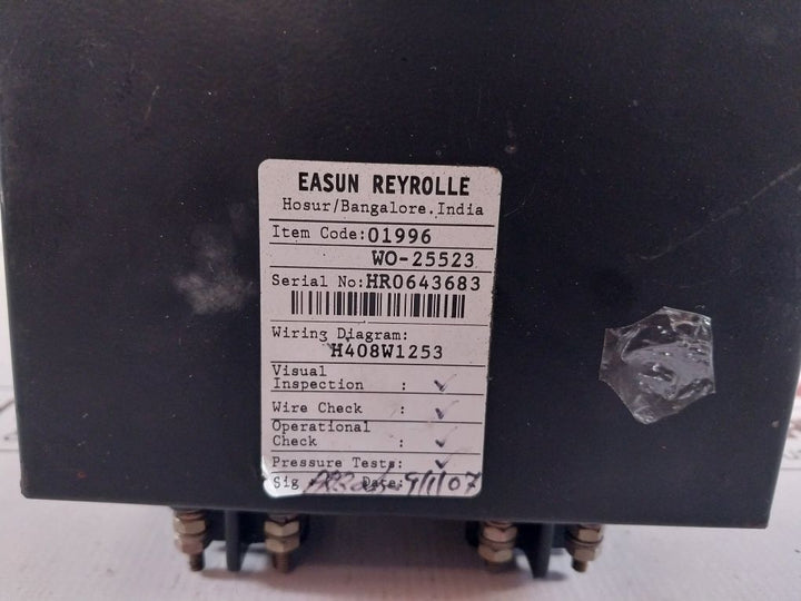 Easun Reyrolle B33X3 Relay
