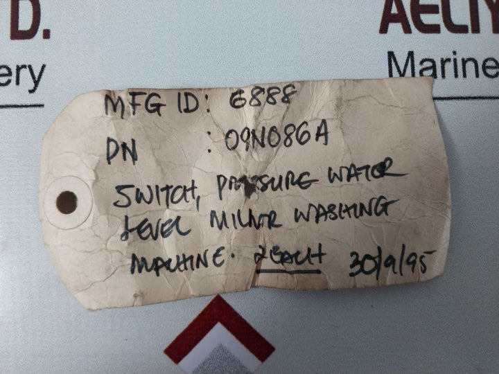 Eaton 09N086A Washer Pressure Switch For Milnor