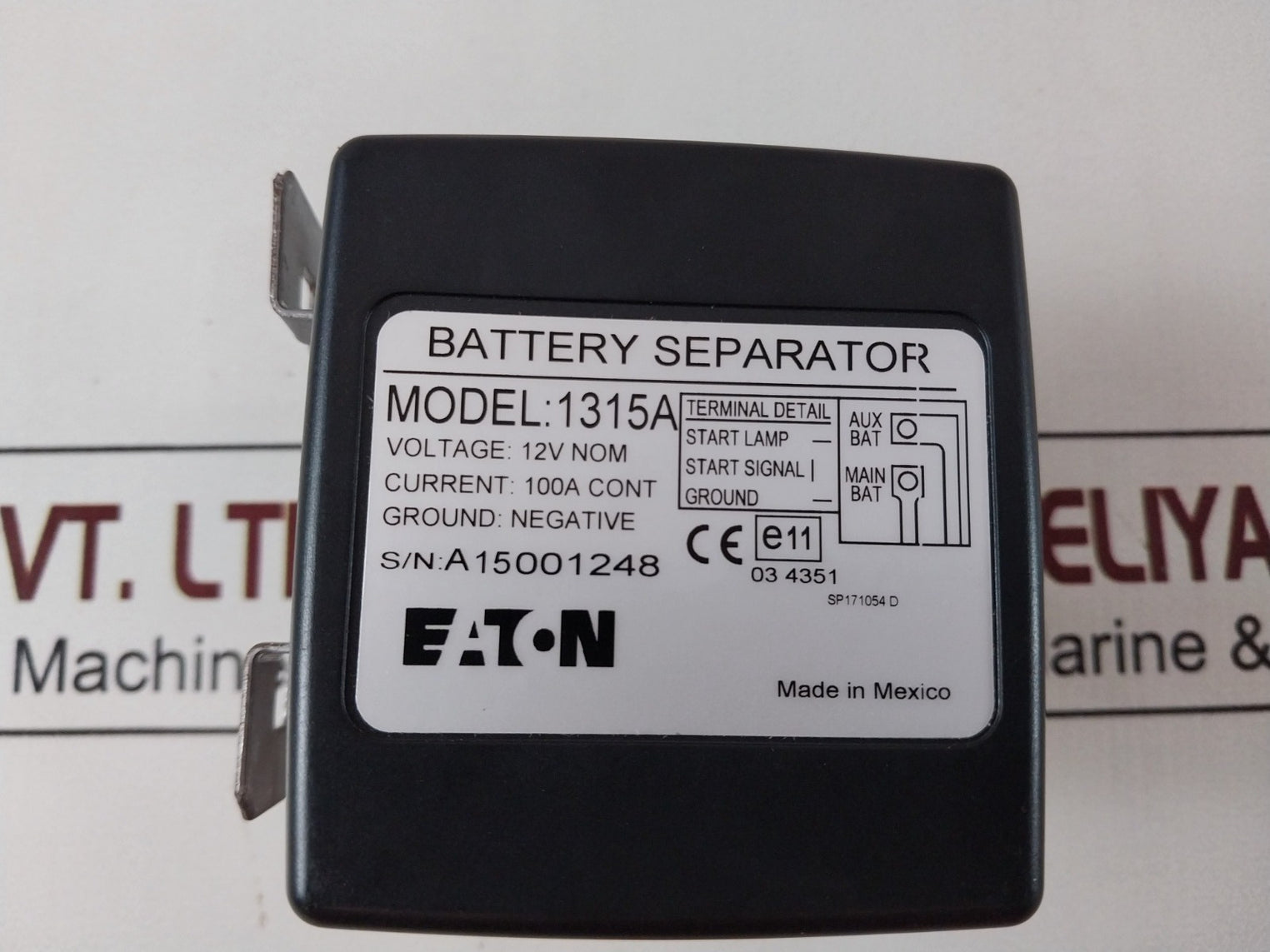 Eaton Surepower 1315A Battery Separator 12V 100A