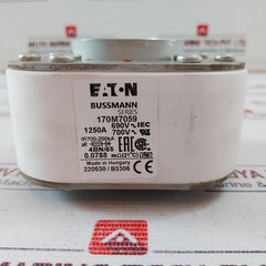 Eaton 170M7059 Fuse Bussmann Series 1250A