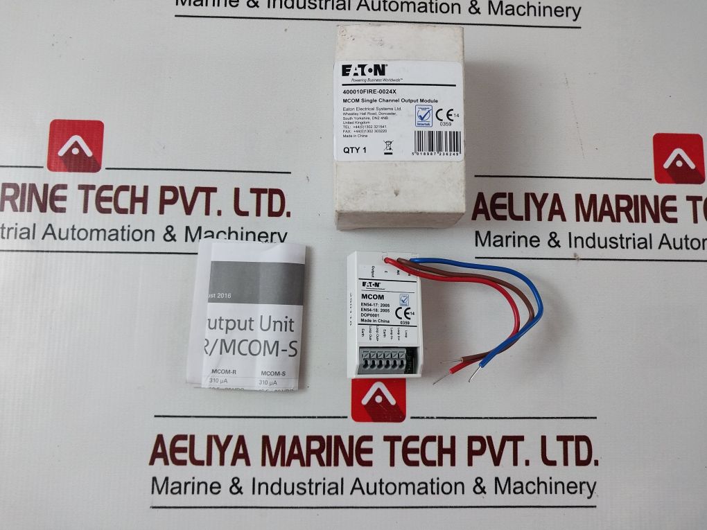 Lot Of 3X Eaton 400010Fire-0024X Mcom Single Channel Output Module