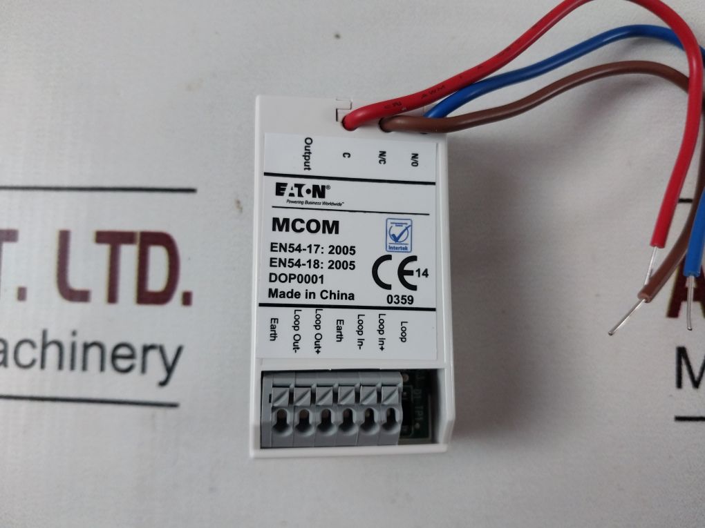 Lot Of 3X Eaton 400010Fire-0024X Mcom Single Channel Output Module