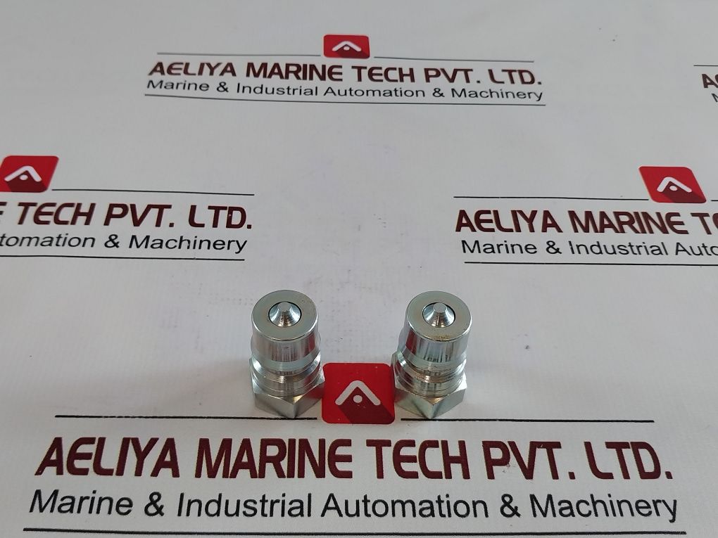 Lot Of 6X Eaton 55909-8-8-ss Quick Connect Nipple Valve