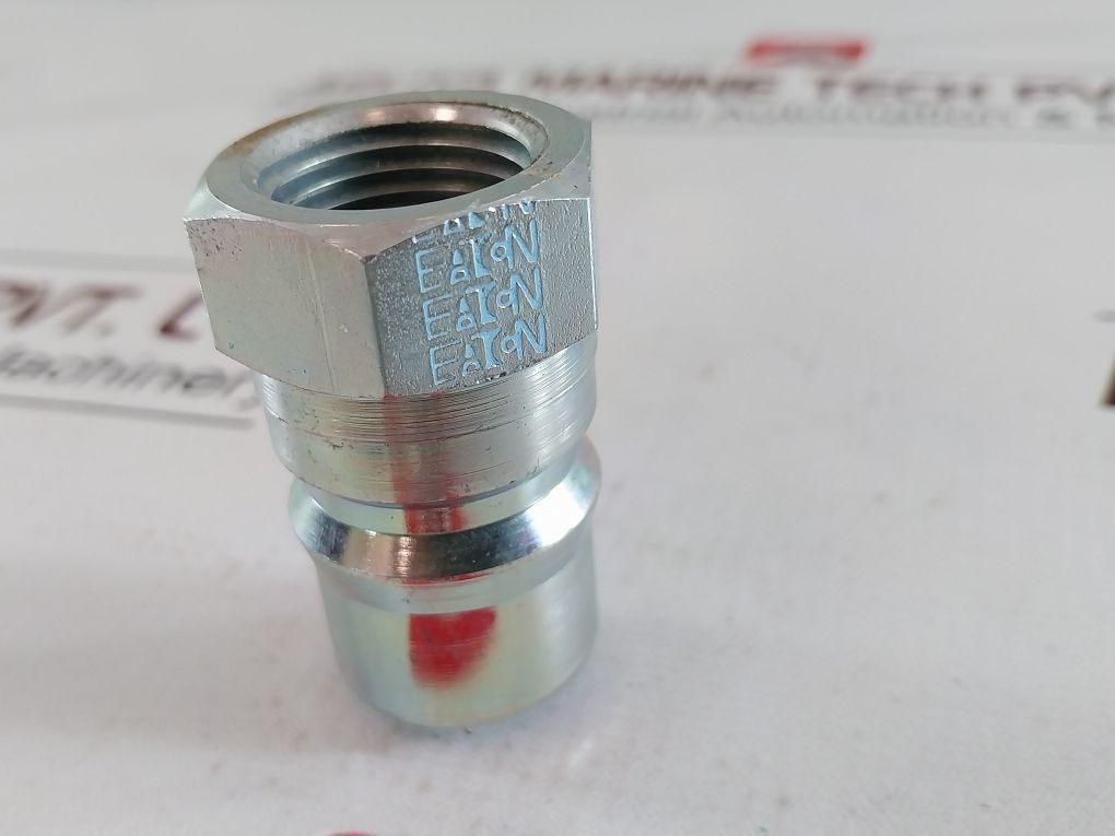 Lot Of 6X Eaton 55909-8-8-ss Quick Connect Nipple Valve