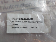 Eaton 7804666 90° Degree Elbow Bulkhead Adapter