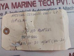 Eaton 7804666 90° Degree Elbow Bulkhead Adapter