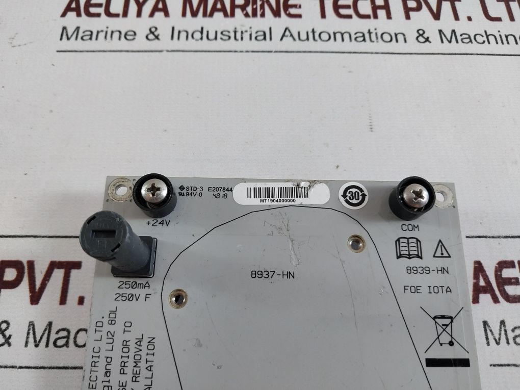 Eaton 8939-hn Fiber Optic Extender Module 8937-hn