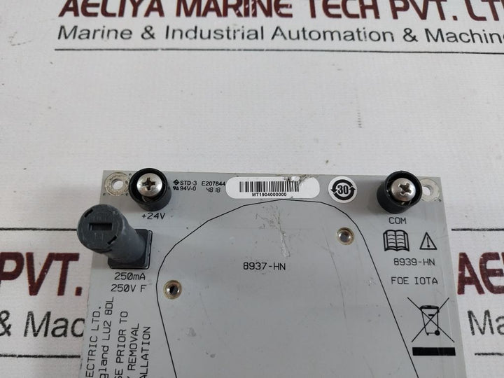 Eaton 8939-hn Fiber Optic Extender Module 8937-hn