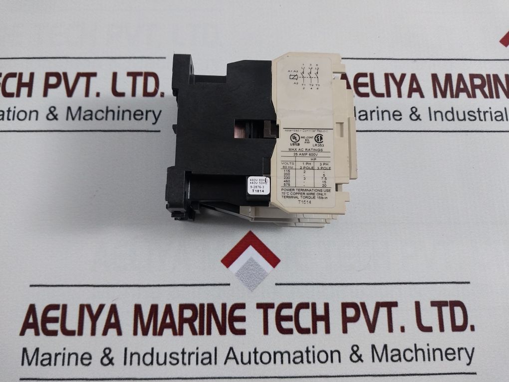 Eaton Ae16En0 Contactor Ser: C1 25 Amp 600V