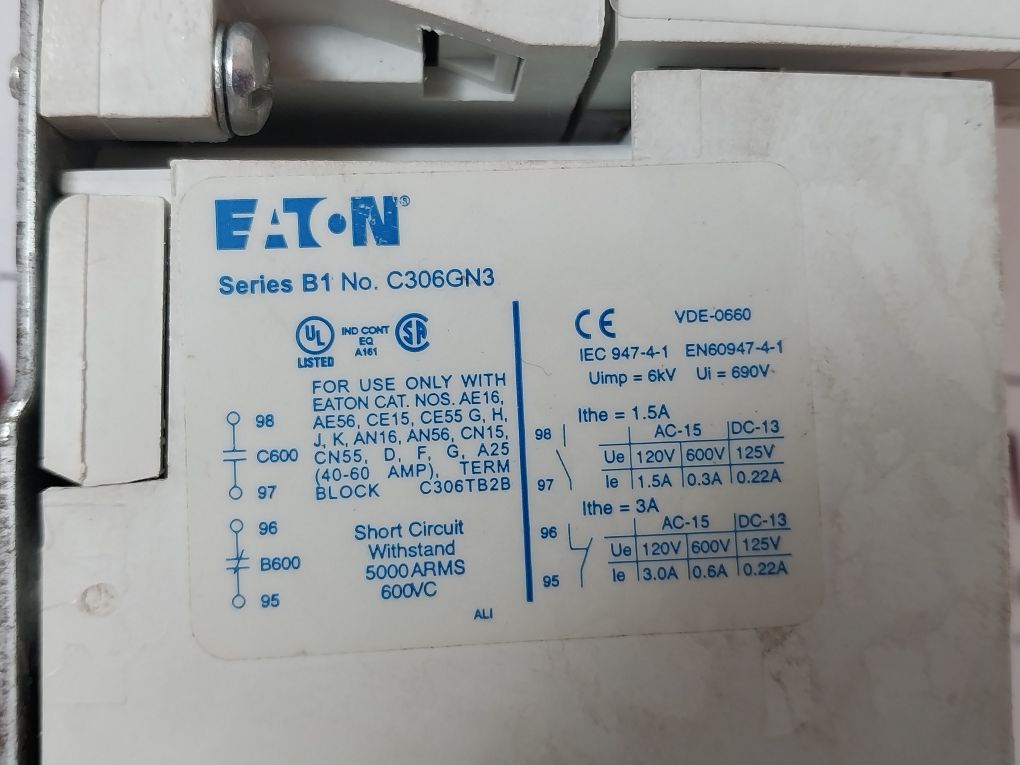 Eaton An16Dn0 Starter An16Dn0Ab