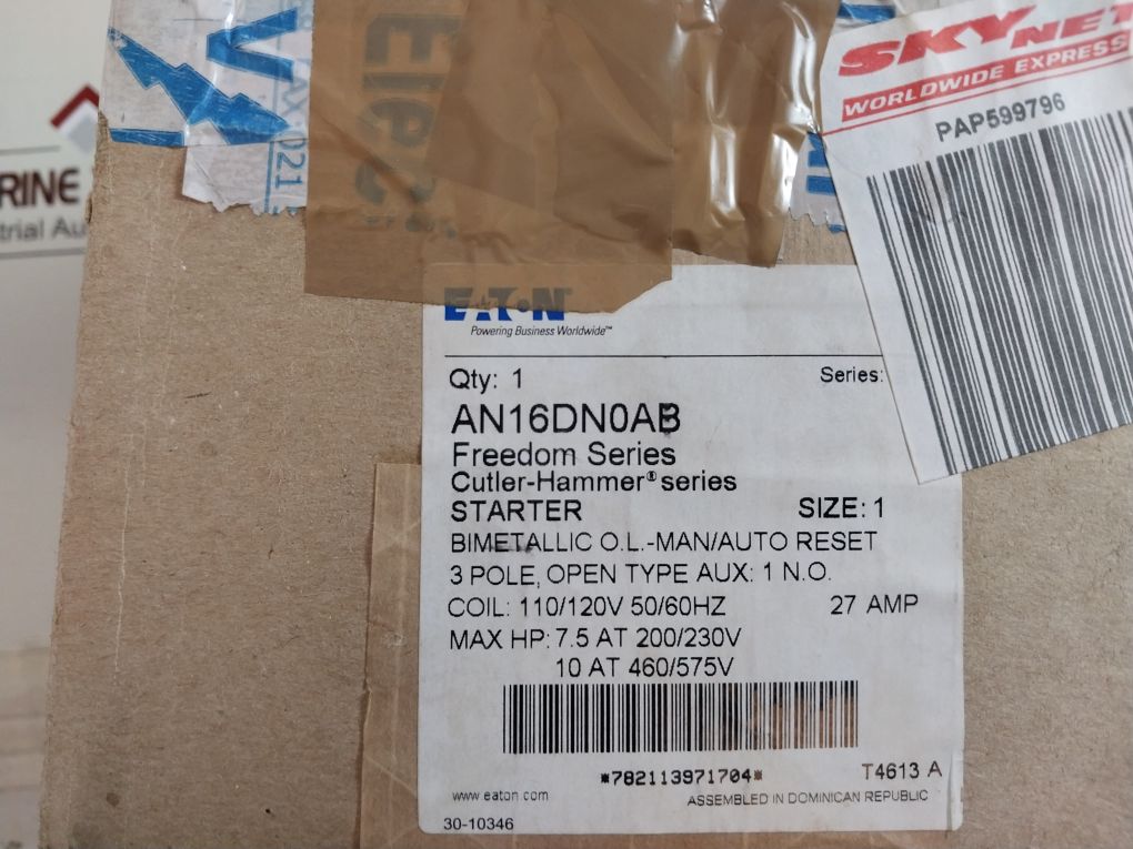 Eaton An16Dn0 Starter An16Dn0Ab