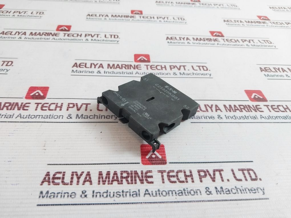 Eaton C25320Kg01 Auxiliary Contact Block 10A 600Vac 